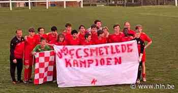 Kersvers trainer Stefaan Eeckhaudt loodst U15 FC Smetlede naar kampioenstitel - Het Laatste Nieuws