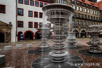 Neuer Marktbrunnen in Chemnitz: Wo läuft hier wie lange Wasser? - TAG24