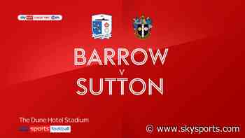 Barrow 1-0 Sutton: John Rooney winner boosts Bluebirds' survival hopes - Sky Sports