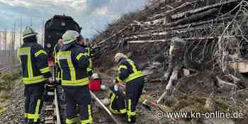 Großbrand im Nationalpark Harz: Menschen sitzen auf dem Brocken fest