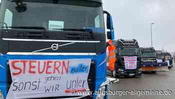 Augsburg: Wieder mit Hupkonzert? Spediteure planen die nächste Protestaktion | Augsburger Allgemeine - Augsburger Allgemeine