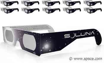 Solar eclipse glasses on sale at Amazon