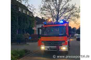 FW-MH: Schornsteinbrand - eine betroffene Person