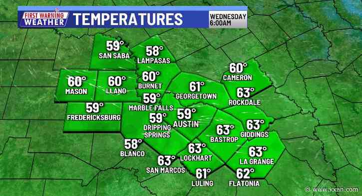 Pleasant stretch of weather ahead as rain exits