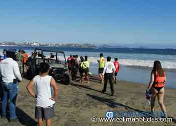 Rescatan sano y salvo a un joven en aguas marinas de Manzanillo - colimanoticias