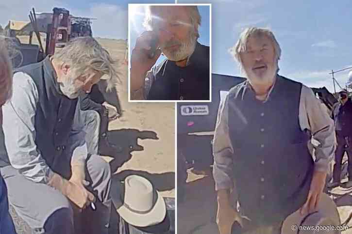 Video shows aftermath of fatal 'Rust' shooting, Alec Baldwin smoking - New York Post