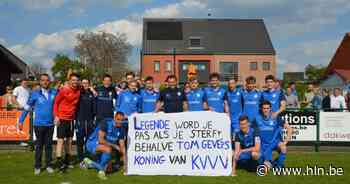 KVV Vosselaar zwaait trainer Tom Gevers uit - Het Laatste Nieuws