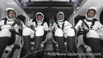 Rich trio back on Earth after charter trip to space station - Squamish Chief