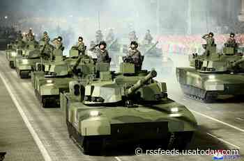 North Korea parades its biggest missile