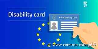 Disability Card - Città di Este - Culla dei Veneti Antichi - Comune di Este