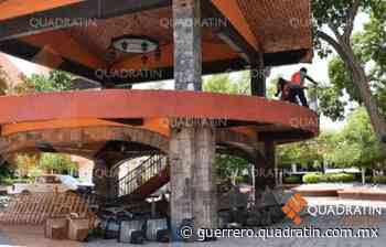 Desmantelan el Zócalo de Iguala por remodelación - Quadratin Guerrero