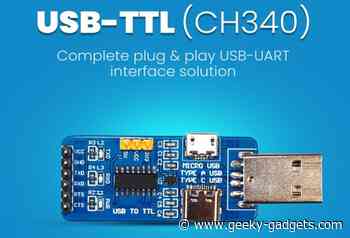 USB to TTL plug and play USB-UART adapter