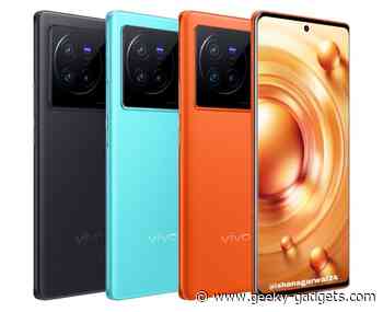 Vivo X80 smartphone leaked