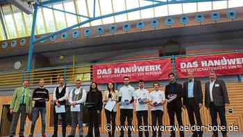 Gesellenbriefe: Lehrabschlussfeier der Kreishandwerkschaft Zollern-Alb - Balingen & Umgebung - Schwarzwälder Bote