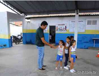 Vice-prefeito de Pacatuba visita escolas com obras em andamento - CN7