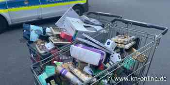 „Wie viel kann man im Discounter ‚einklauen‘?”: Polizei schnappt Diebe mit vollen Einkaufswagen