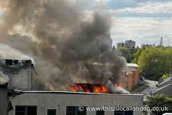 Creek Road Deptford: Recap after flat block roof fire