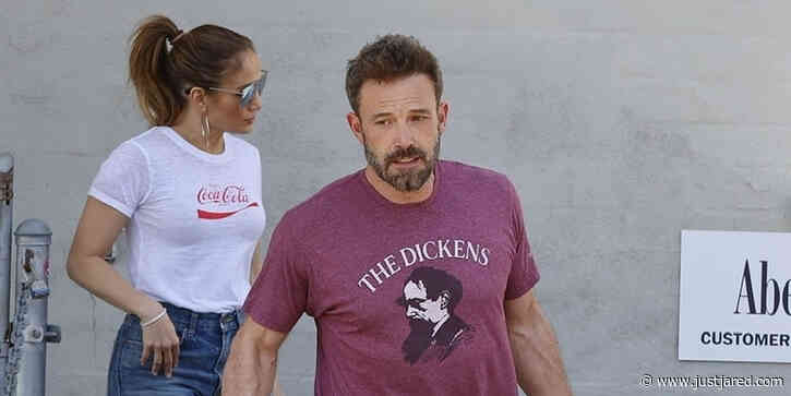 Jennifer Lopez & Ben Affleck Pick Up Some Filming Equipment While Running Errands Together