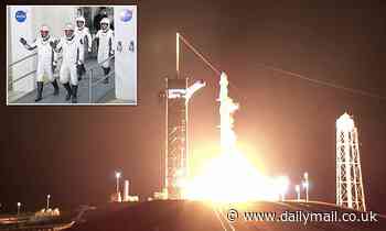 Lift off! SpaceX launches crew of NASA and ESA astronauts to the International Space Station