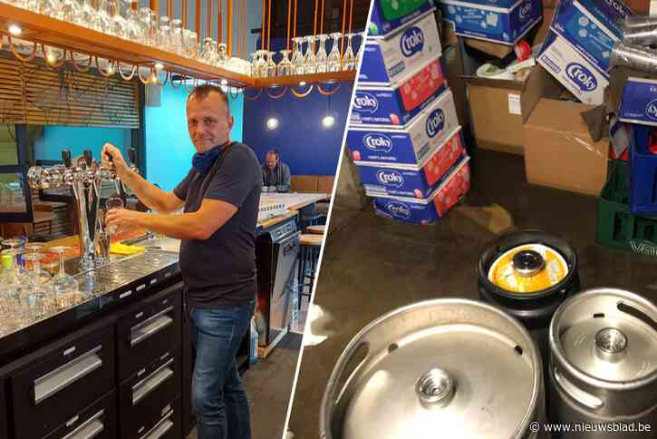 Uitbater Danny (52) ziet cafetaria van zwembad volledig onder water lopen: “Gelukkig komen vrienden uit Luik míj deze keer helpen”