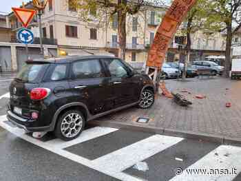 Opera di Pomodoro danneggiata da incidente stradale nel Torinese - Agenzia ANSA