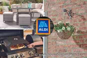 Aldi garden furniture range is back with pizza ovens, hanging baskets and more