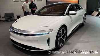 Lucid Motors: Saudi-Arabien ordert bis zu 100.000 Elektroautos