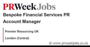 Premier Resourcing UK: Bespoke Financial Services PR Account Manager