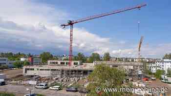 „Außenhaut“ des neuen Hallenbades in Koblenz steht: Ein Rundgang über die Baustelle - Rhein-Zeitung