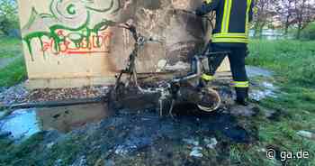 Bonn-Auerberg: Unbekannte zünden Motorroller unter Nordbrücke an - General-Anzeiger Bonn