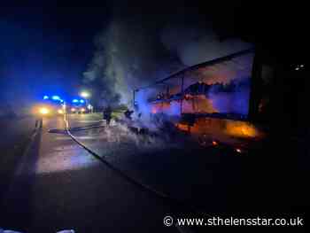 M6 reopens after large vehicle fire - St Helens Star