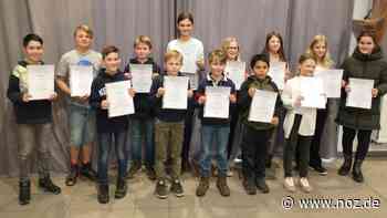 Erste Schritte erfolgreich gemeistert: Junge Musiker der Musikschule Nortrup absolvieren Einstiegslehrgang - NOZ