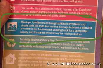Lewisham mayoral candidate criticised for anti-gay marriage leaflet