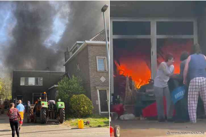 Brand bij bedrijf in landbouwmachines onder controle: “Minder schadelijke stoffen dan eerst gedacht”
