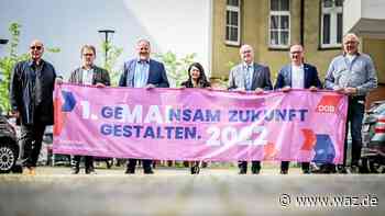 Ukraine-Krieg und hohe Preise bestimmen Mai-Demo in Essen - WAZ News