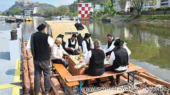 Flößer aus Schiltach - Fahrt auf dem Rhein – Pause am Deutschen Eck - Schwarzwälder Bote