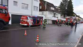 Rauch im Pelletlager - Feuerwehr in Schramberg-Sulgen im Einsatz - Schwarzwälder Bote