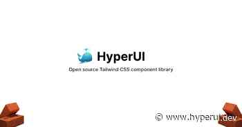 HyperUI - Free Open Source Tailwind CSS Components