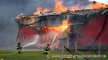 Fire fuelled by high winds destroys Wainfleet barn; Port Colborne and Haldimand County send tankers - St. Catharines Standard