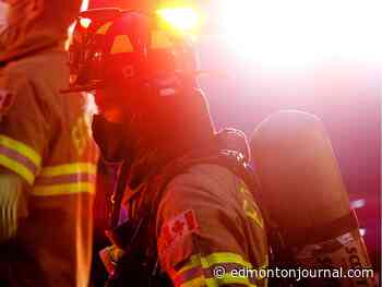 Firefighters respond to vacant building fire in central Edmonton