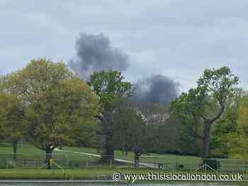 Randlesdown Road Bellingham: 80 firefighters tackle fire