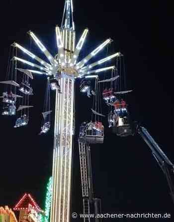 Öcher Bend: Fahrgäste müssen von Kettenkarussell gerettet werden