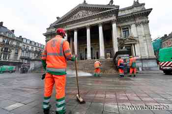 Straatvegers Stad Brussel 'krijgen pas vast contract als ze verhuizen' - BRUZZ