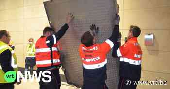 Brandweer Brussel houdt oefening in treinstation Schumann - VRT NWS