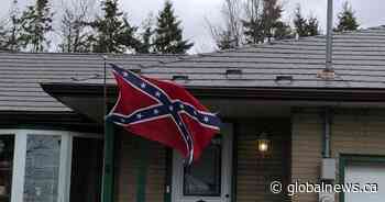 Confederate flag outside Hamilton home raises questions around local hate-symbol laws