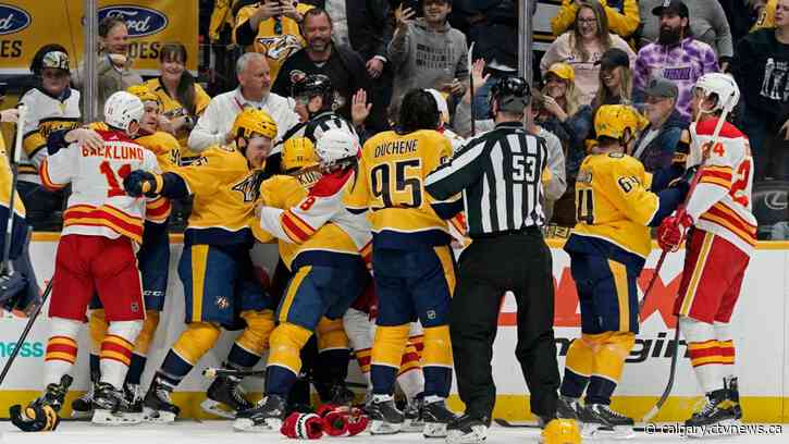 'Bringing us together': Calgary Flames getting tuned up for Stanley Cup playoff run