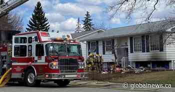 Elderly woman taken to hospital after southeast Calgary house fire