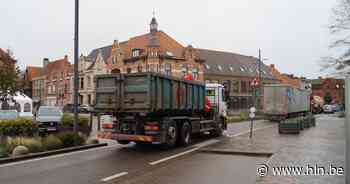 Automobilist wordt onwel en knalt op betonnen bol in centrum van Staden - Het Laatste Nieuws