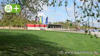 Wolfsburg: Strand-Gastronomie am Allersee nach Vorbild des Aalto - Bau im Mai - Wolfsburger Allgemeine