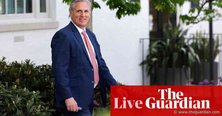 Republicans in Congress give McCarthy standing ovation for defense of leaked audio – as it happened